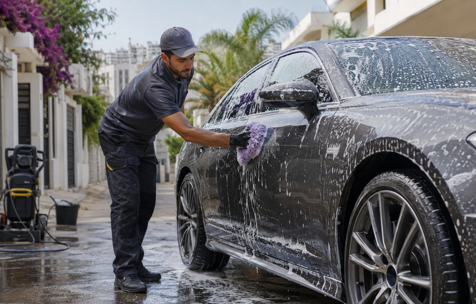 Nos Services Service de lavage auto à domicile à Casablanca